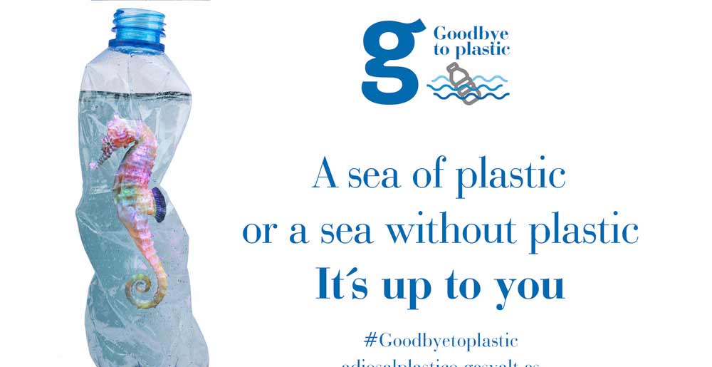 Gesvalt is committed to the preservation of the oceans and creates a campaign to say goodbye to plastic